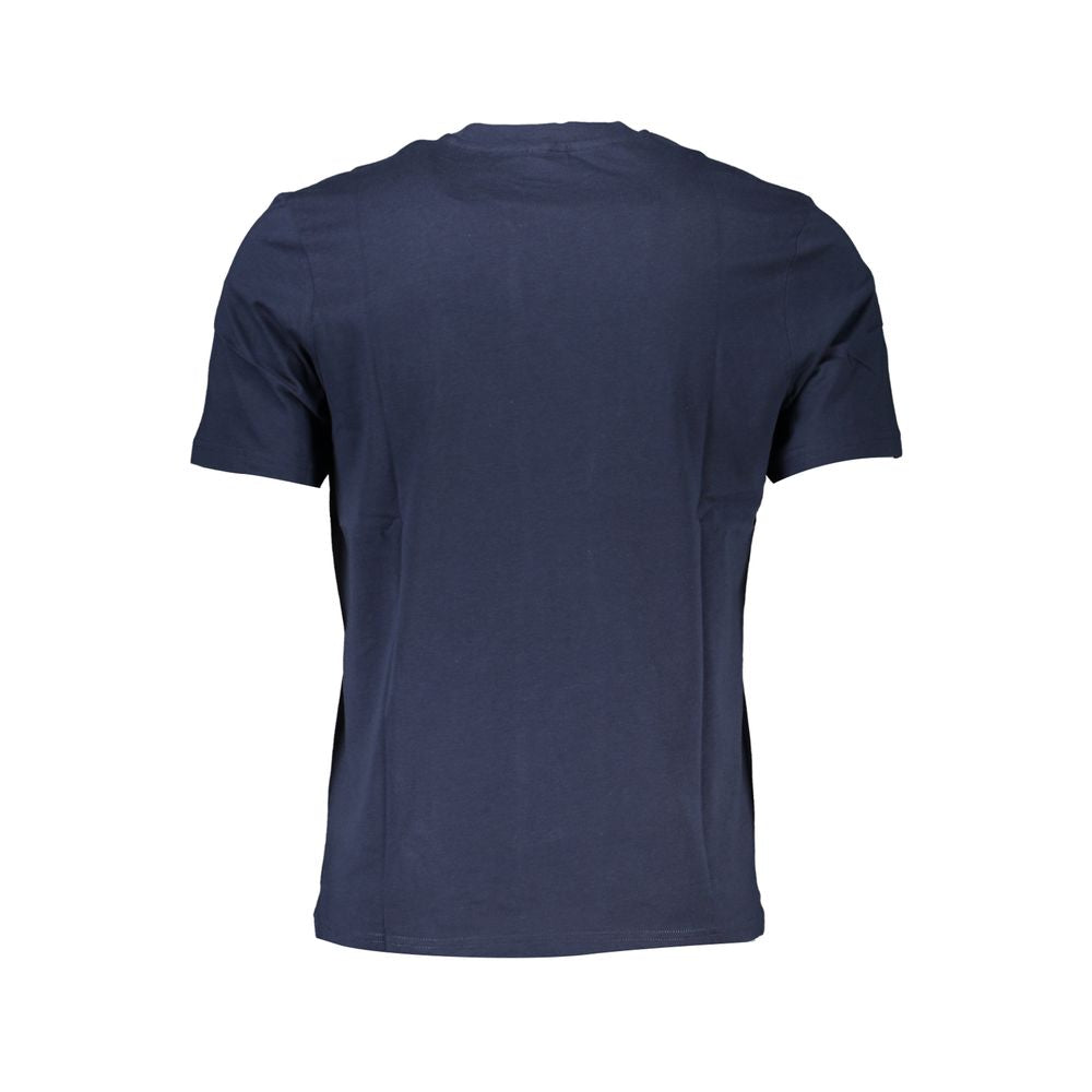 North Sails Blu Cotton Men T-Shirt - Luxe Nova