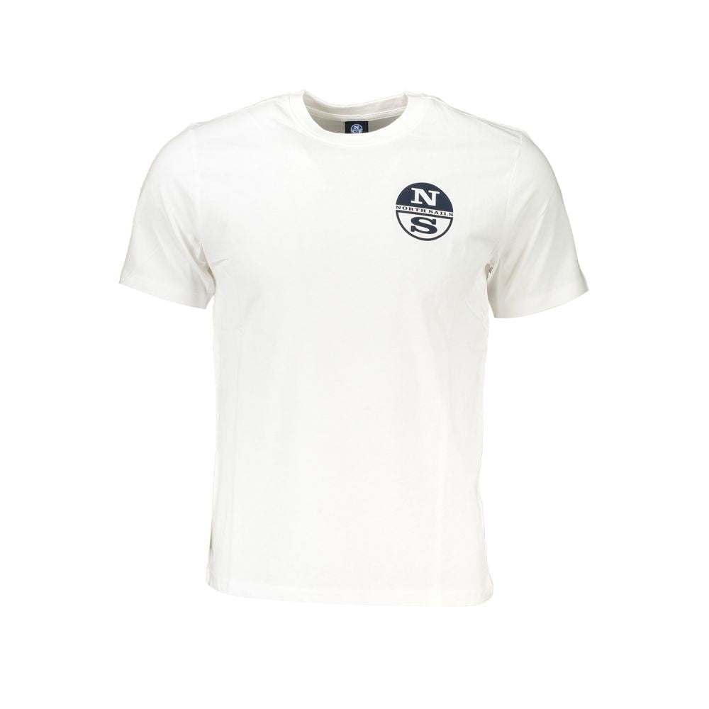 North Sails Bianco Cotton Men's T-Shirt - Luxe Nova