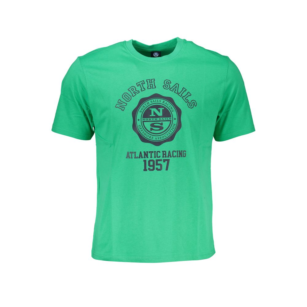 North Sails Verde Cotton Men T-Shirt - Luxe Nova