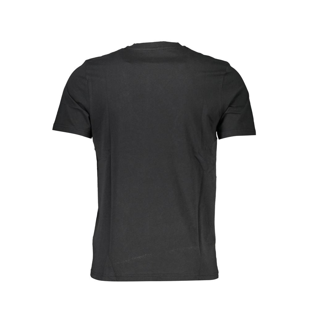 North Sails Black Cotton Men T-Shirt - Luxe Nova
