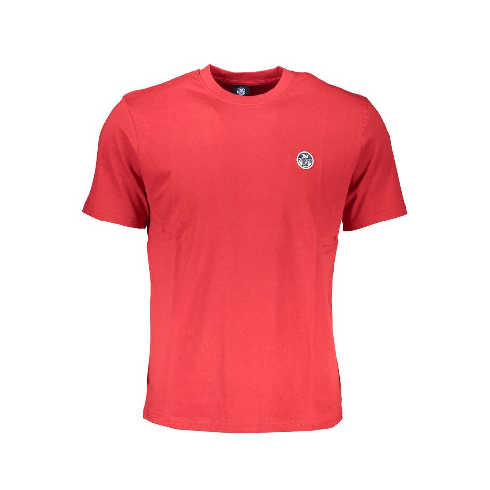 North Sails Rosso Cotton Men T-Shirt - Luxe Nova