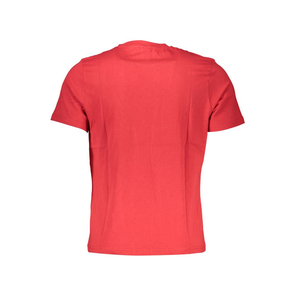 North Sails Red Cotton Men T-Shirt - Luxe Nova