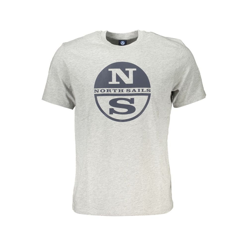 North Sails Grigio Cotton Men's T-Shirt - Luxe Nova