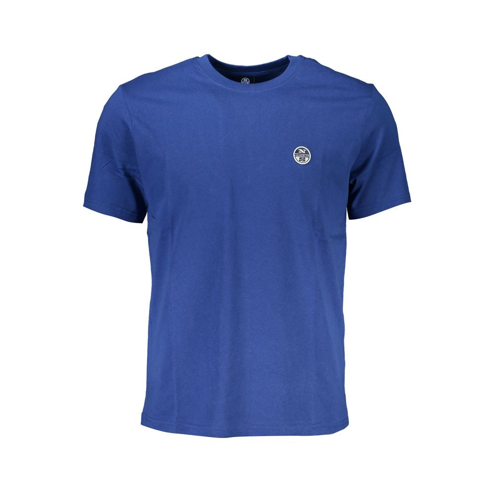 North Sails Blue Cotton Men's T-Shirt - Luxe Nova