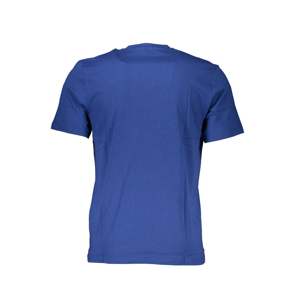 North Sails Blue Cotton Men T-Shirt - Luxe Nova