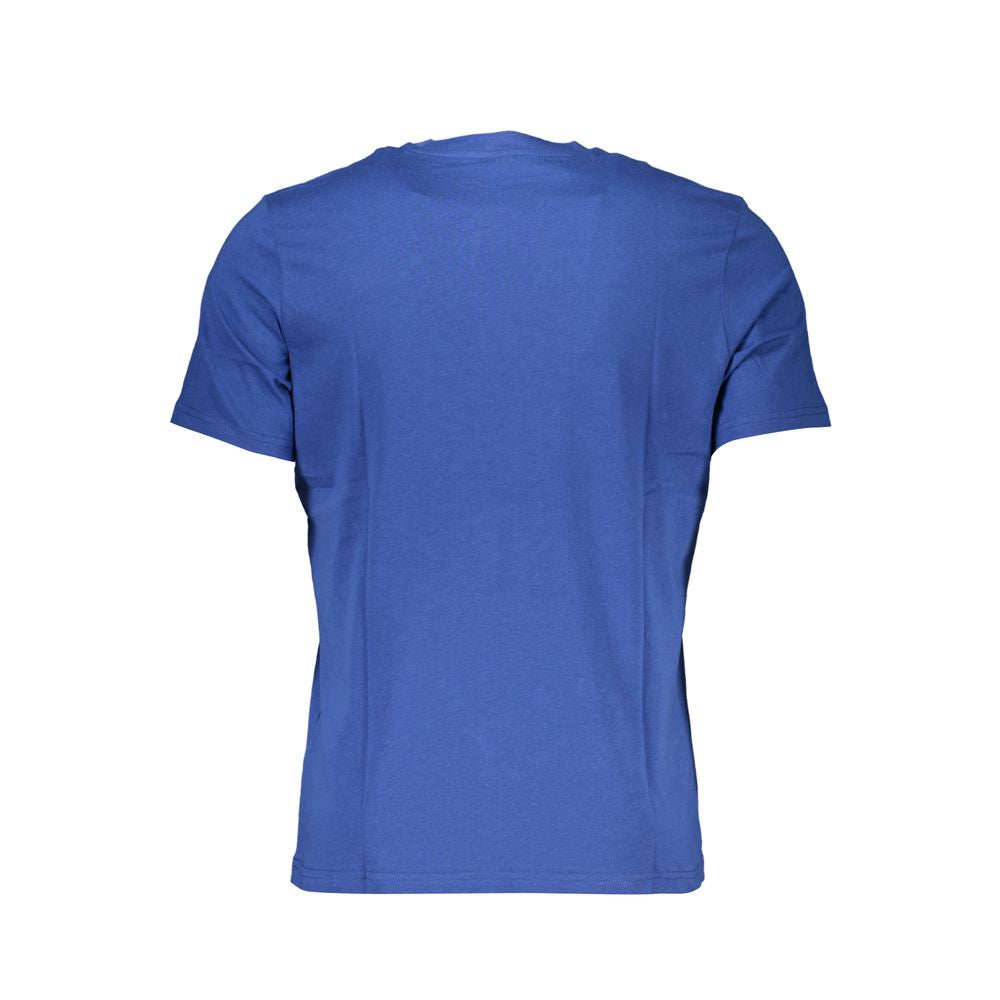 North Sails Blu Cotton Men T-Shirt - Luxe Nova