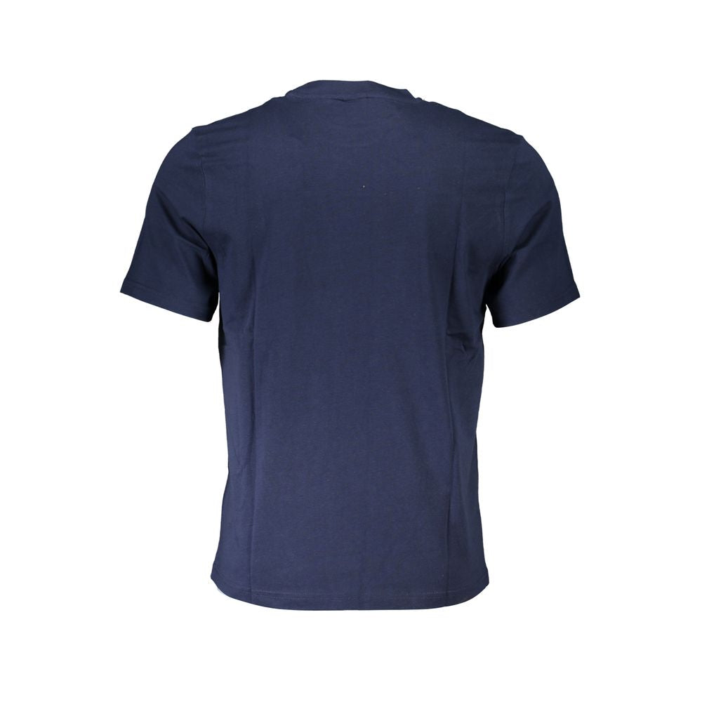 North Sails Blu Cotton Men T-Shirt - Luxe Nova