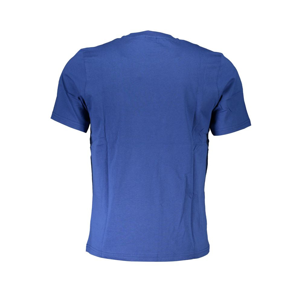 North Sails Blu Cotton Men T-Shirt - Luxe Nova