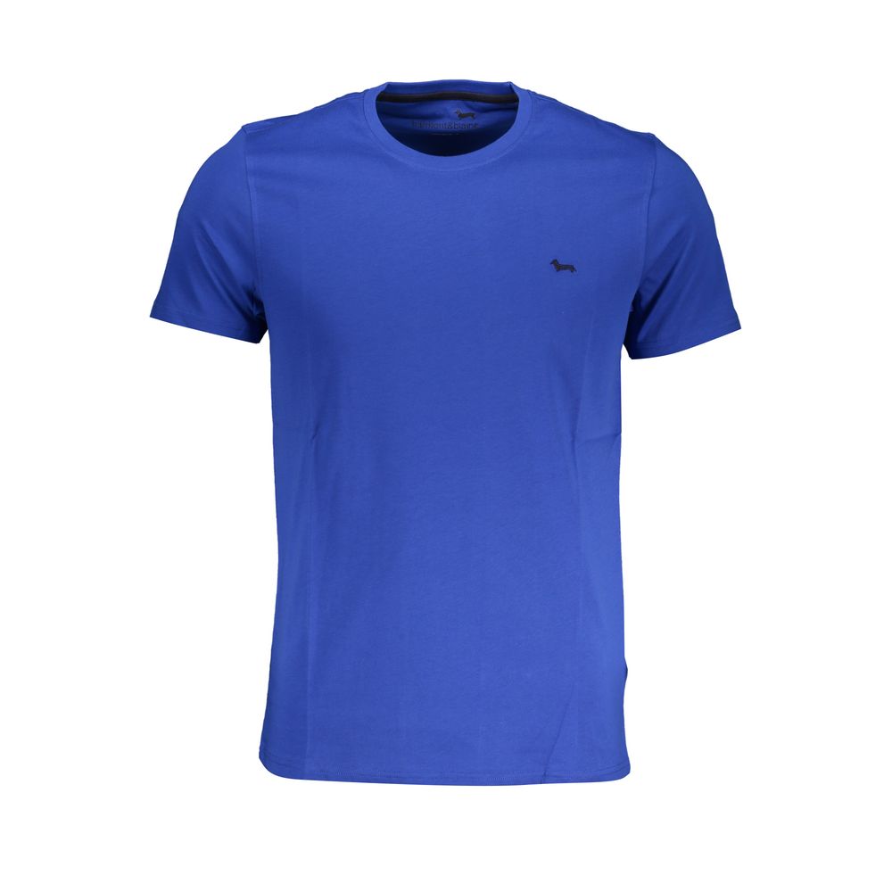 Harmont & Blaine Blu Cotton Men T-Shirt - Luxe Nova