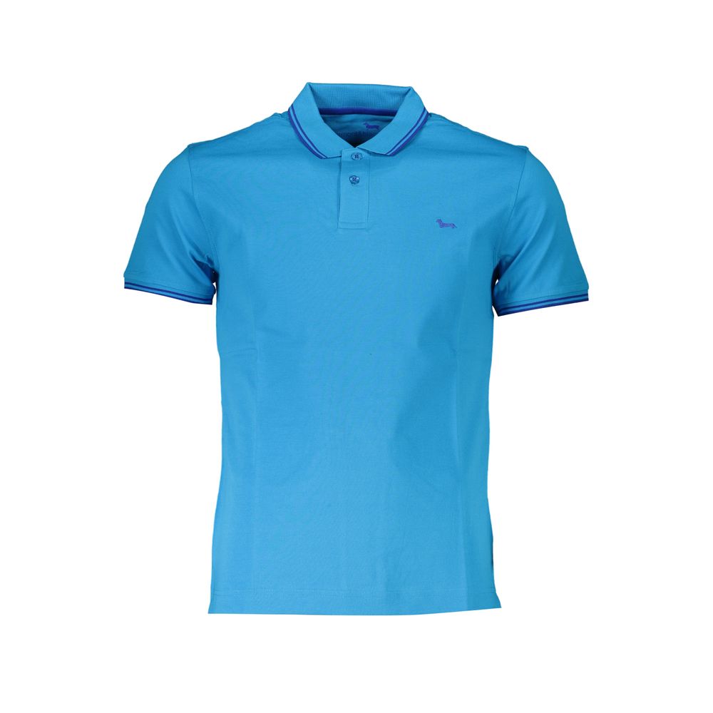 Harmont & Blaine Azzurro Cotton Men Polo Shirt - Luxe Nova