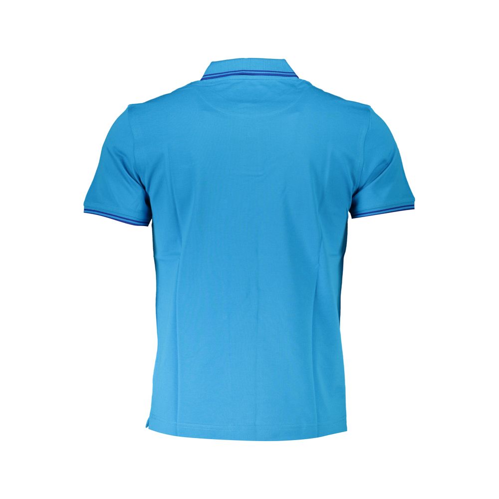 Harmont & Blaine Azzurro Cotton Men Polo Shirt - Luxe Nova