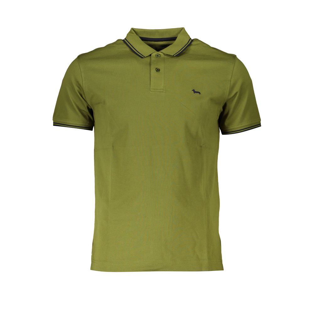 Harmont & Blaine Verde Cotton Mens Polo - Luxe Nova