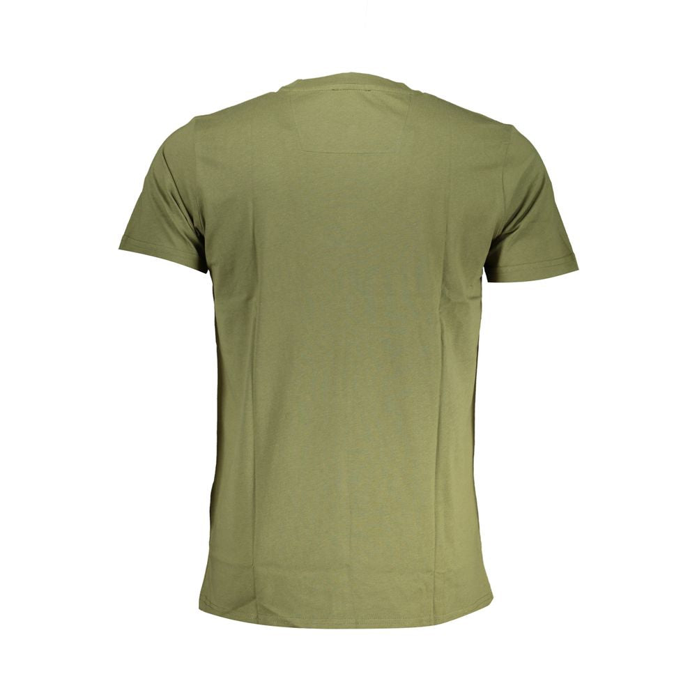 Cavalli Class Verde Cotton Men T-Shirt - Luxe Nova