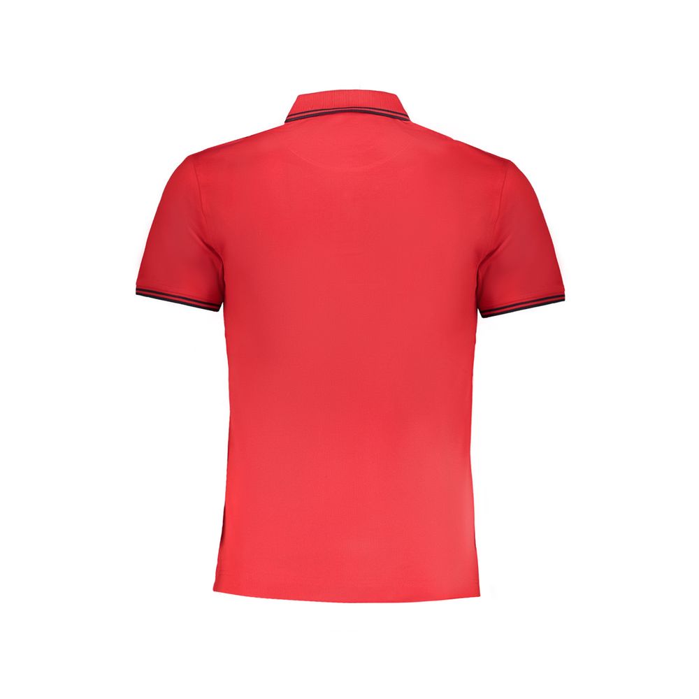 Harmont & Blaine Rosso Cotton Men Polo Shirt - Luxe Nova