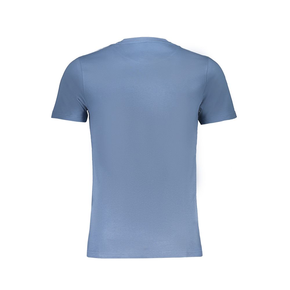 Harmont & Blaine Blu Cotton Men T-Shirt - Luxe Nova