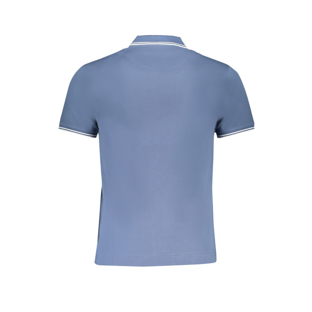 Harmont & Blaine Blue Cotton Men's Polo Shirt - Luxe Nova