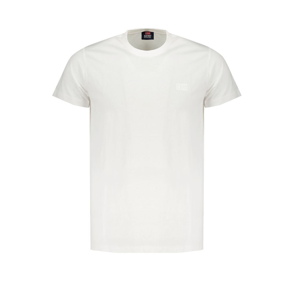 Norway 1963 Bianco Cotton Men T-Shirt - Luxe Nova