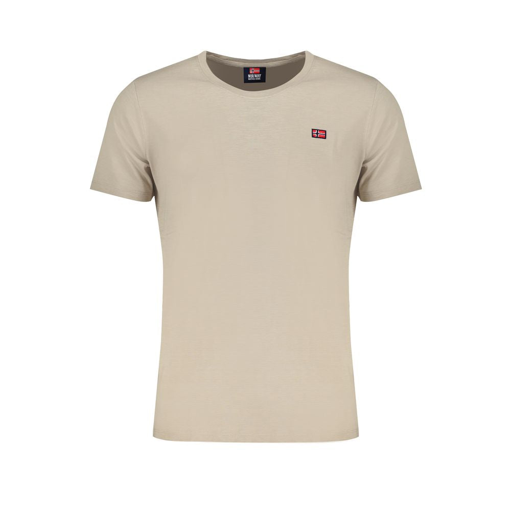 Norway 1963 Beige Cotton Men's T-Shirt - Luxe Nova