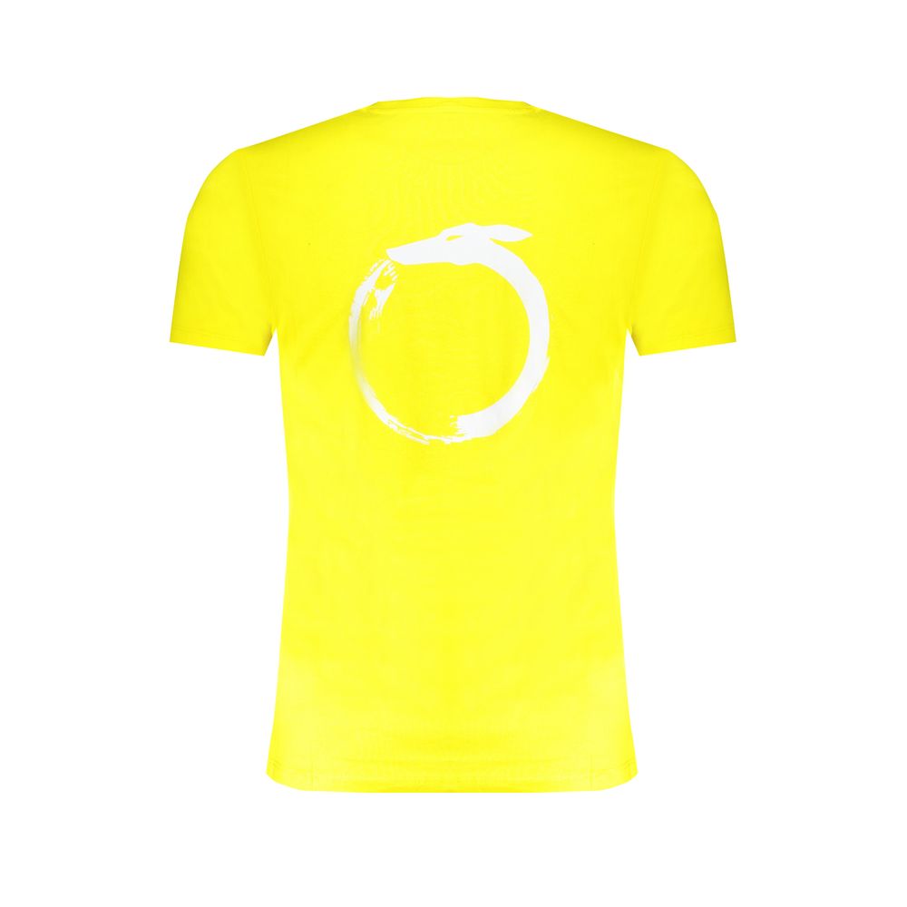 Trussardi Yellow Cotton Men's T-Shirt - Luxe Nova