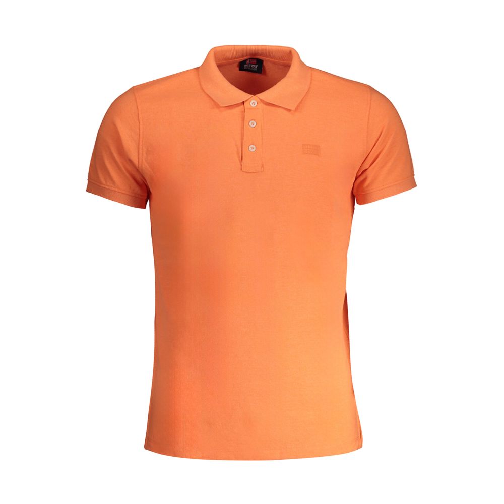Norway 1963 Arancione Cotton Men Polo - Luxe Nova