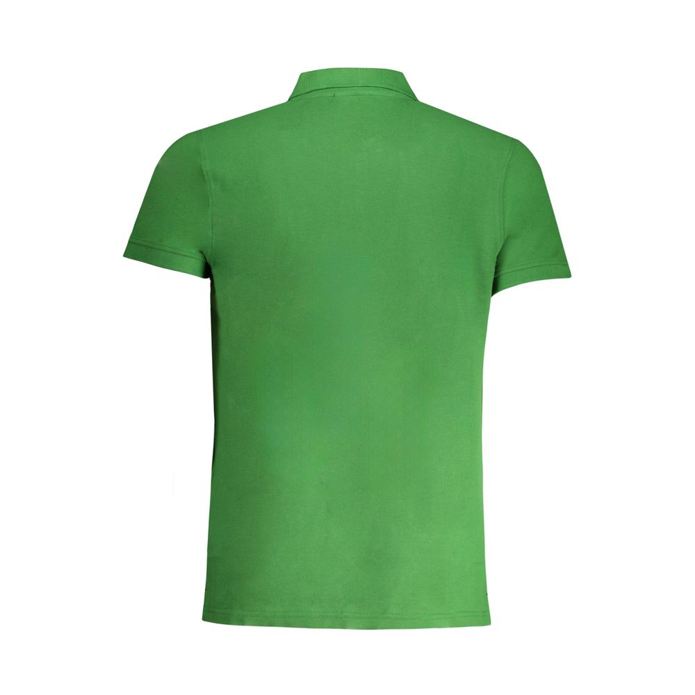 Cavalli Class Verde Cotton Men's Polo Shirt - Luxe Nova