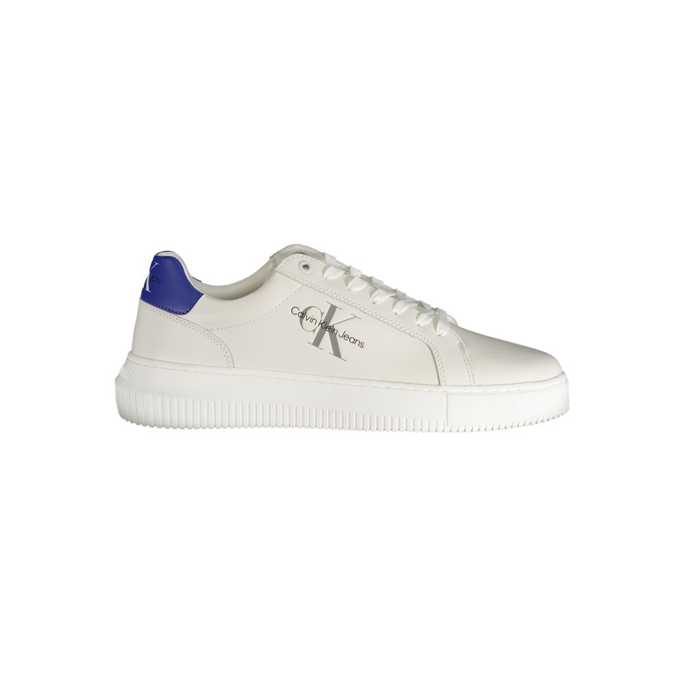 Calvin Klein White Leather Men Sneaker - Luxe Nova