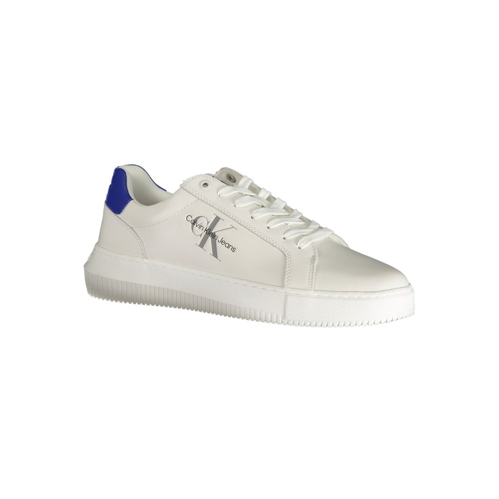 Calvin Klein White Leather Men Sneaker - Luxe Nova
