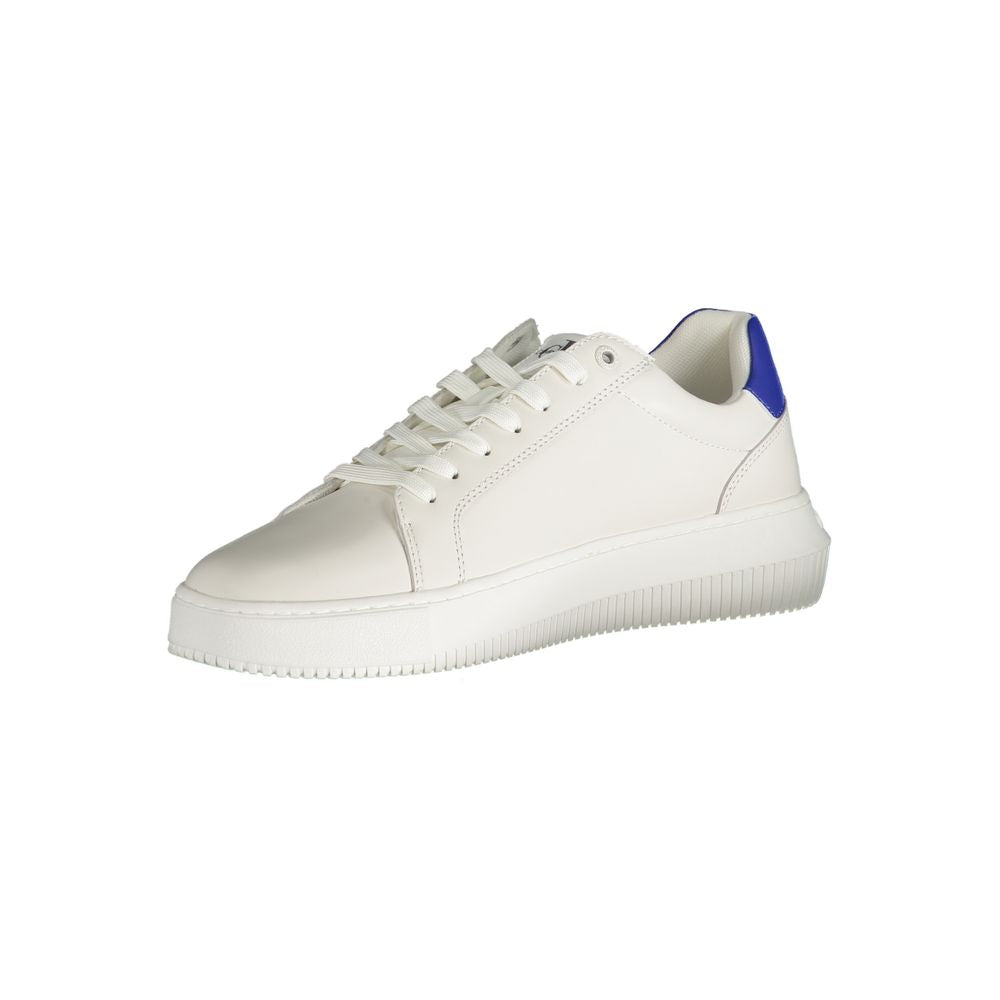 Calvin Klein White Leather Men Sneaker - Luxe Nova