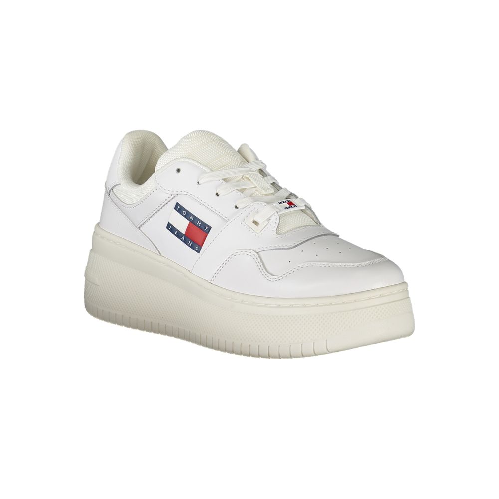 Tommy Hilfiger Bianco Leather Women Sneaker - Luxe Nova