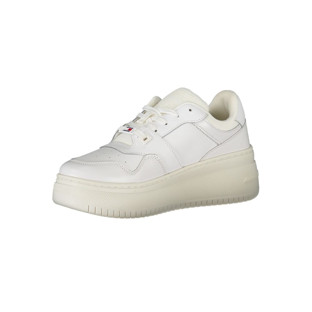 Tommy Hilfiger Bianco Leather Women Sneaker - Luxe Nova