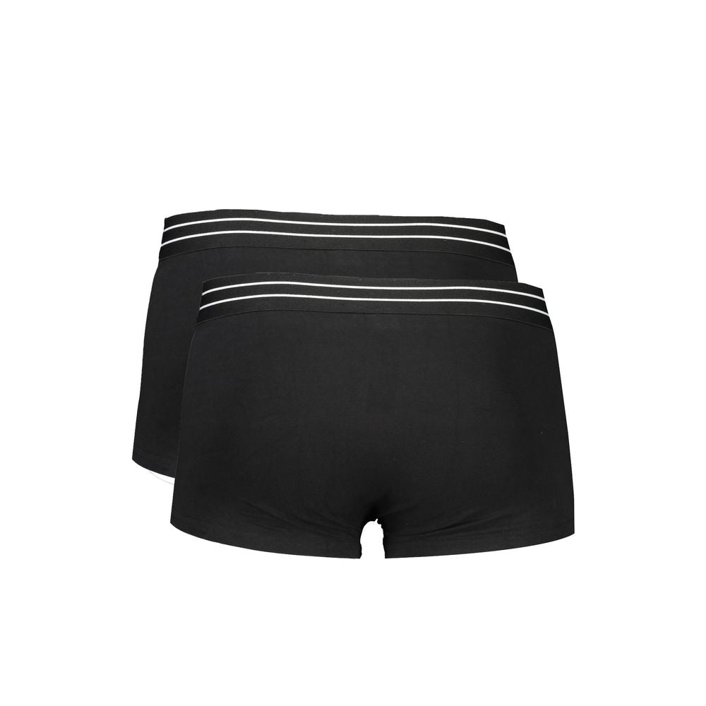 Cavalli Class Black Cotton Men's Boxer Briefs - Luxe Nova