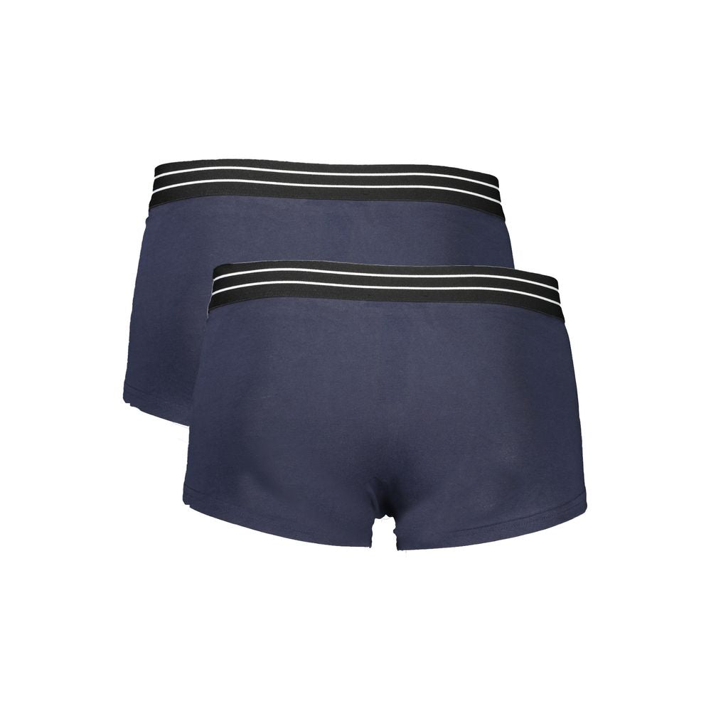 Cavalli Class Blue Cotton Men Boxer - Luxe Nova