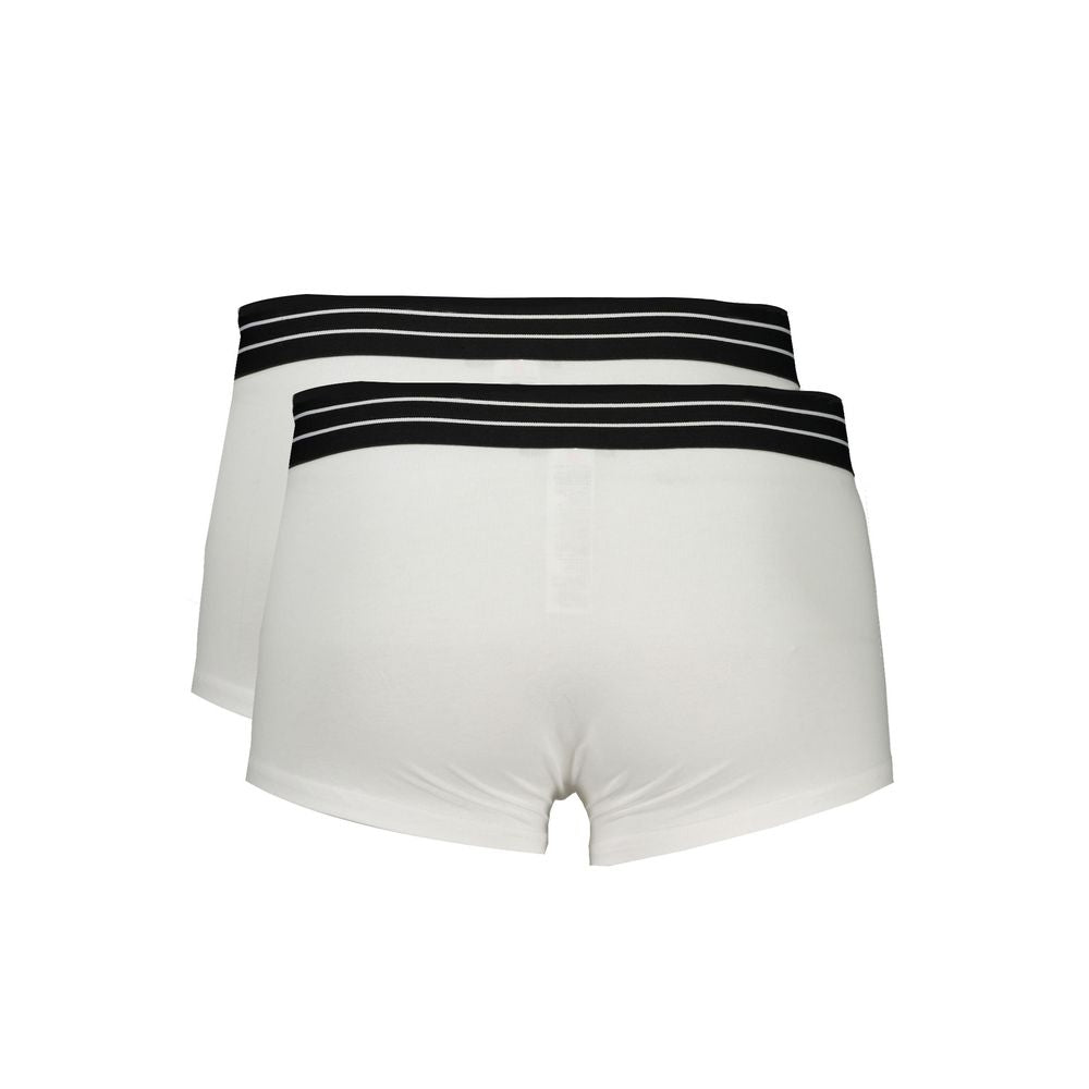 Cavalli Class White Cotton Men's Boxer Briefs - Luxe Nova