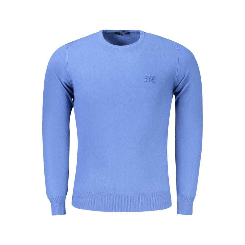Cavalli Class Blu Viscosa Men Sweater - Luxe Nova