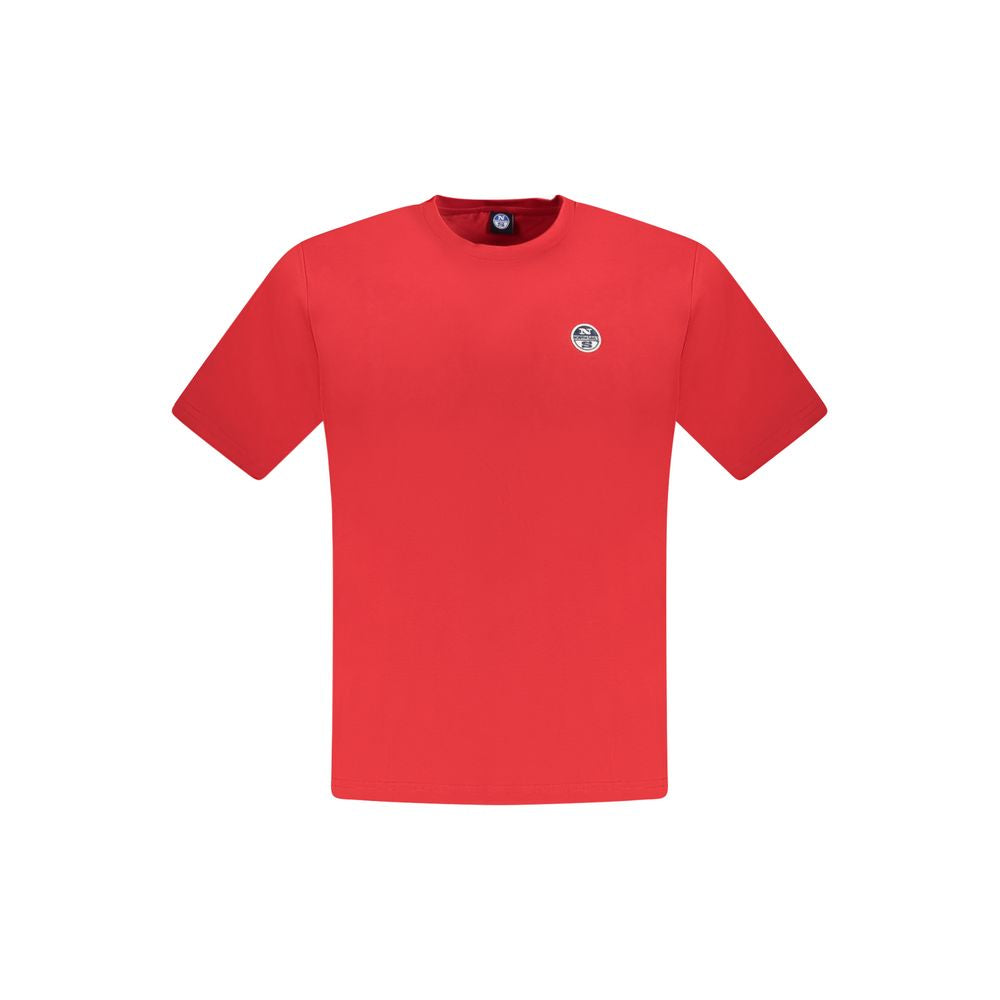 North Sails Rosso Cotton Men T-Shirt - Luxe Nova