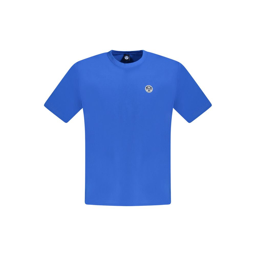 North Sails Blue Cotton Men's T-Shirt - Luxe Nova