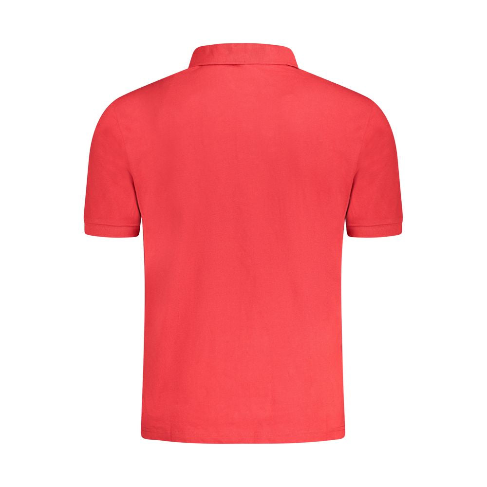 North Sails Red Cotton Men Polo - Luxe Nova