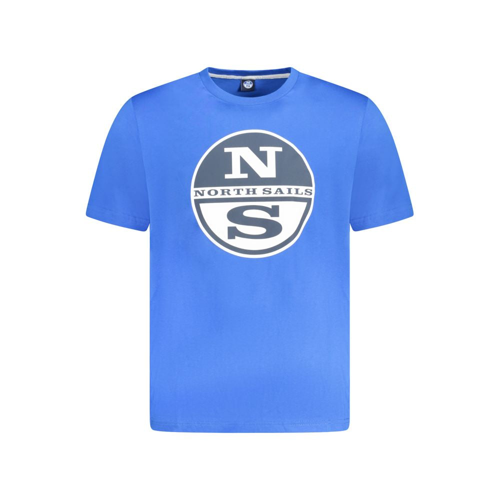 North Sails Blue Cotton Men's T-Shirt - Luxe Nova