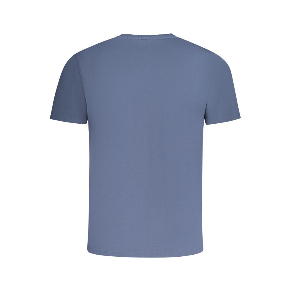 North Sails Blue Cotton Men T-Shirt - Luxe Nova