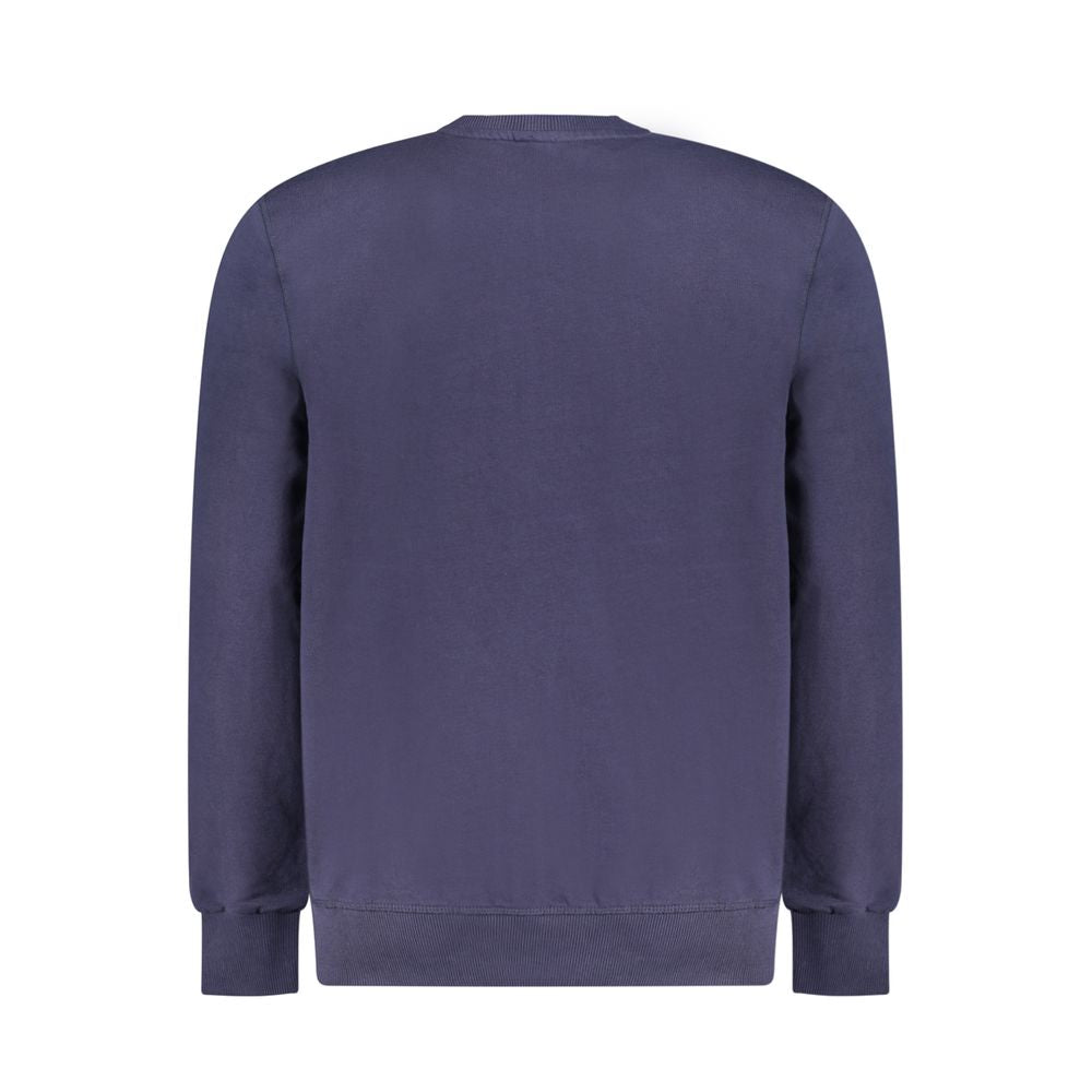North Sails Navy Cotton Men Sweatshirt - Luxe Nova