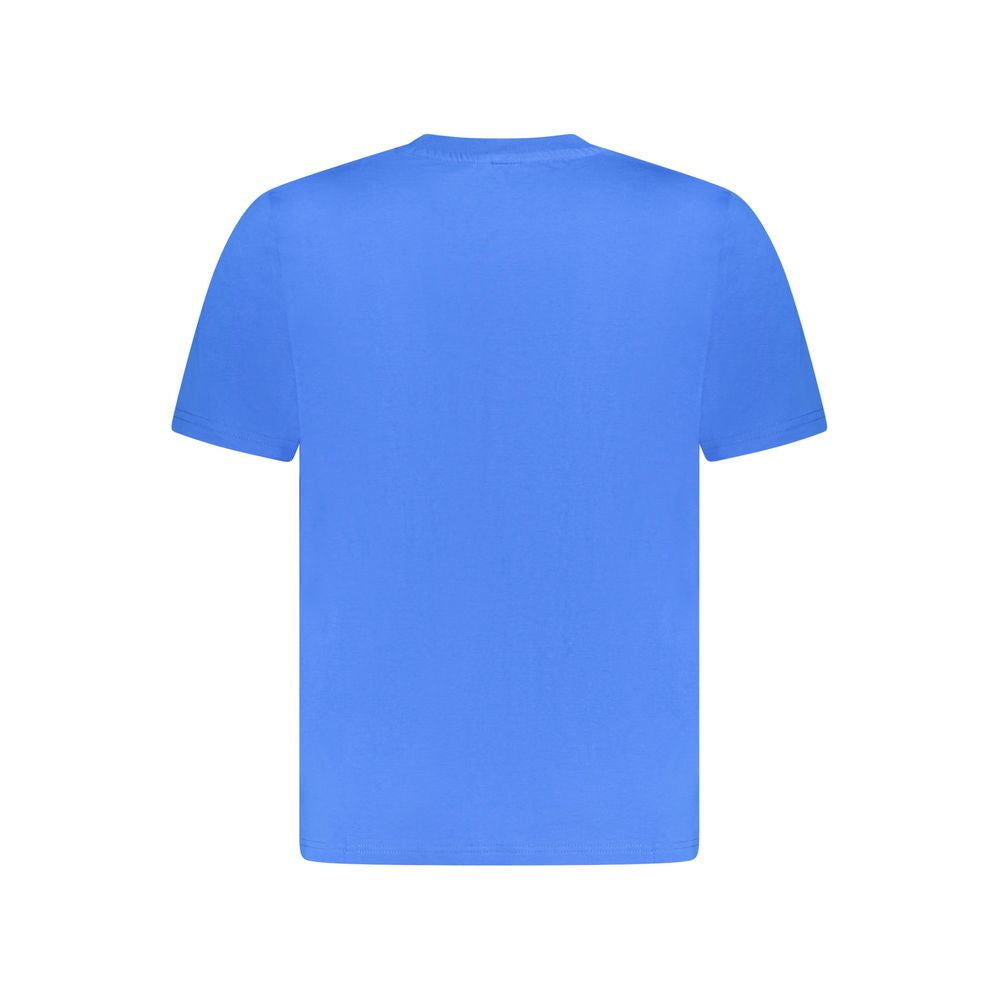 North Sails Blue Cotton Men T-Shirt - Luxe Nova