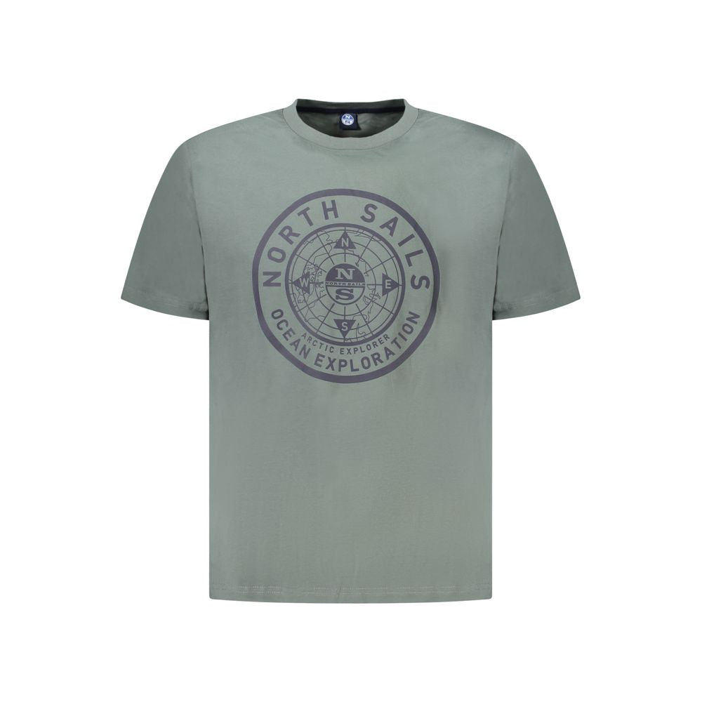 North Sails Verde Cotton Men T-Shirt - Luxe Nova