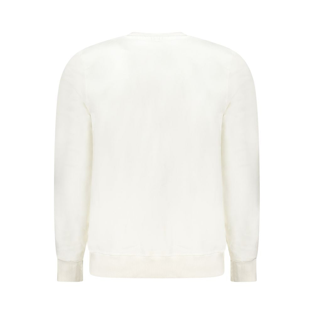 North Sails White Cotton Men Sweatshirt - Luxe Nova