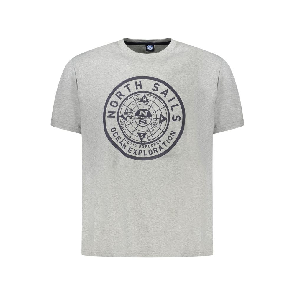 North Sails Grigio Cotton Mens T-Shirt - Luxe Nova