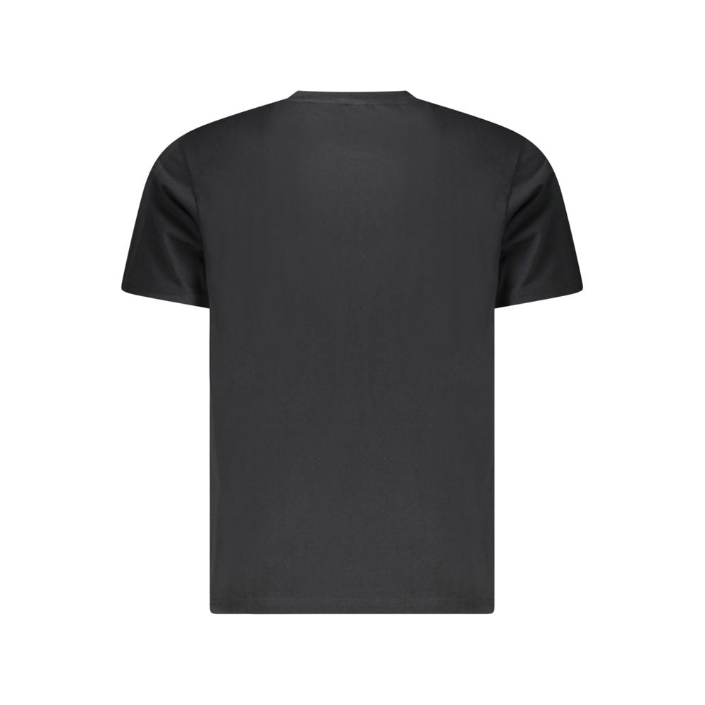 North Sails Black Cotton Men T-Shirt - Luxe Nova