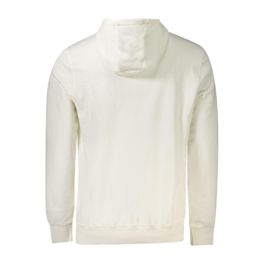 North Sails White Cotton Men's Hooded Sweatshirt - Luxe Nova