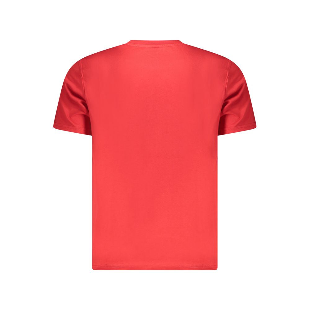 North Sails Red Cotton Men T-Shirt - Luxe Nova