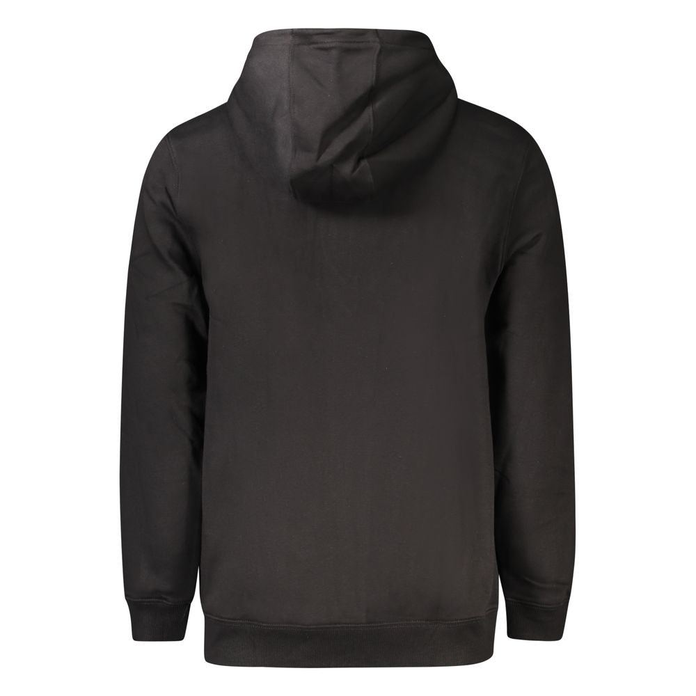 Tommy Hilfiger Black Cotton Men's Hoodie Sweatshirt - Luxe Nova