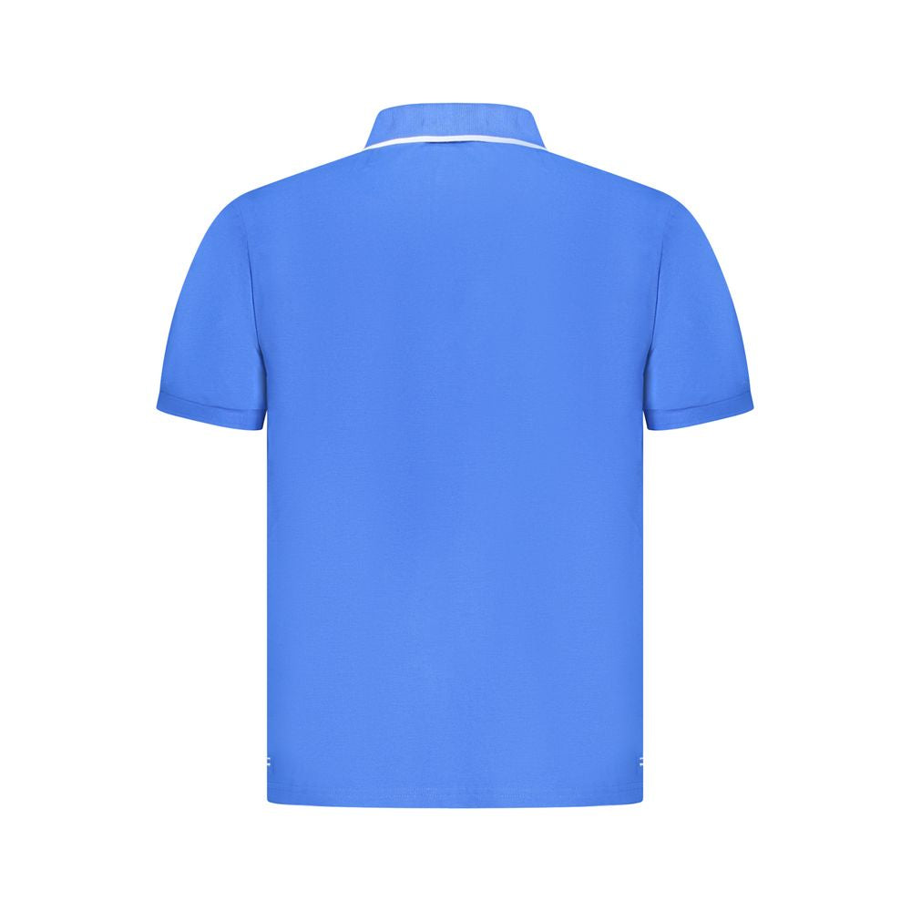North Sails Blue Cotton Men Polo Shirt - Luxe Nova