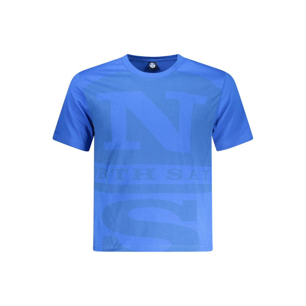 North Sails Blue Cotton Men's T-Shirt - Luxe Nova
